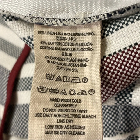 FREE PEOPLE NWOT Yard Stripe Mod Crop Pants - Picture 8 of 8